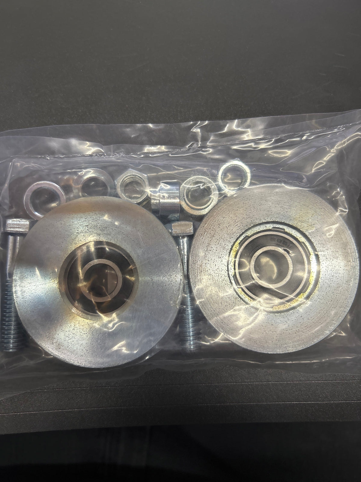 PAR RUEDA 2 1/2" CON PERNO
