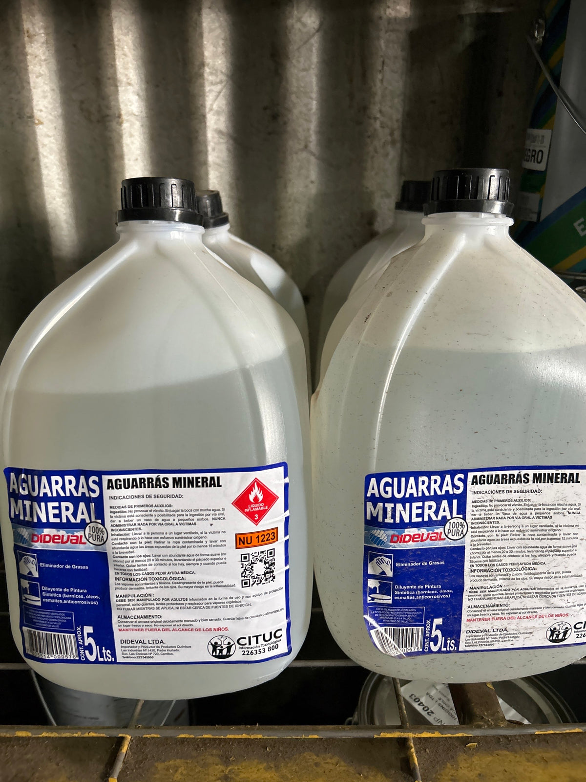 BIDON AGUARRAS (5LT)