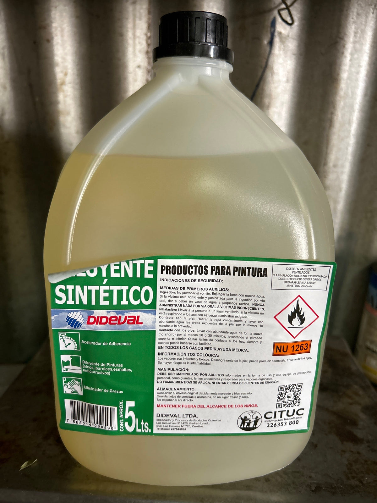 BIDON DILUYENTE (5LT)